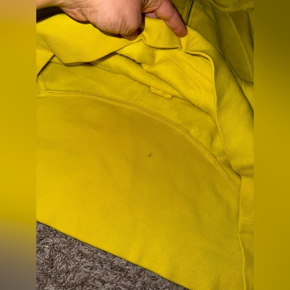 Women’s Lululemon Scuba Funnel Half-Zip Sonic Yellow Size Size M/L - Picture 10 of 16